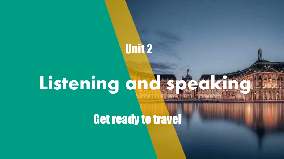 Unit 2 Travelling around Listening and SpeakingPPT课件（含音频素材） （2021新人教版）高中英语必修第一册.zip