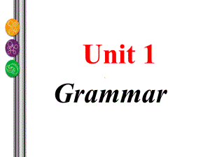 Unit 1 Grammar PPT课件 -（2021新人教版）高中英语必修第一册（高一上学期）.ppt