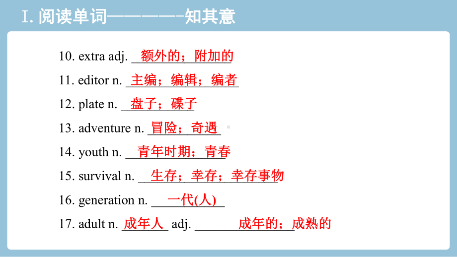 （2021新人教版）高中英语必修第一册Unit1 教材知识串讲ppt课件.pptx_第3页