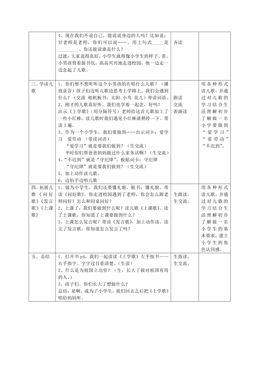 我上学了-我是小学生-教案、教学设计-省级公开课-部编版一年级上册《语文》(配套课件编号：3019a).doc_第2页