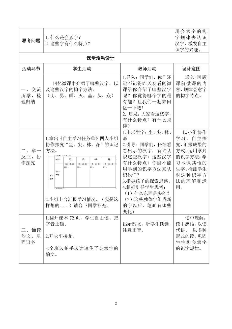 识字-9 日月明-教案、教学设计-市级公开课-部编版一年级上册《语文》(配套课件编号：32123).docx_第2页