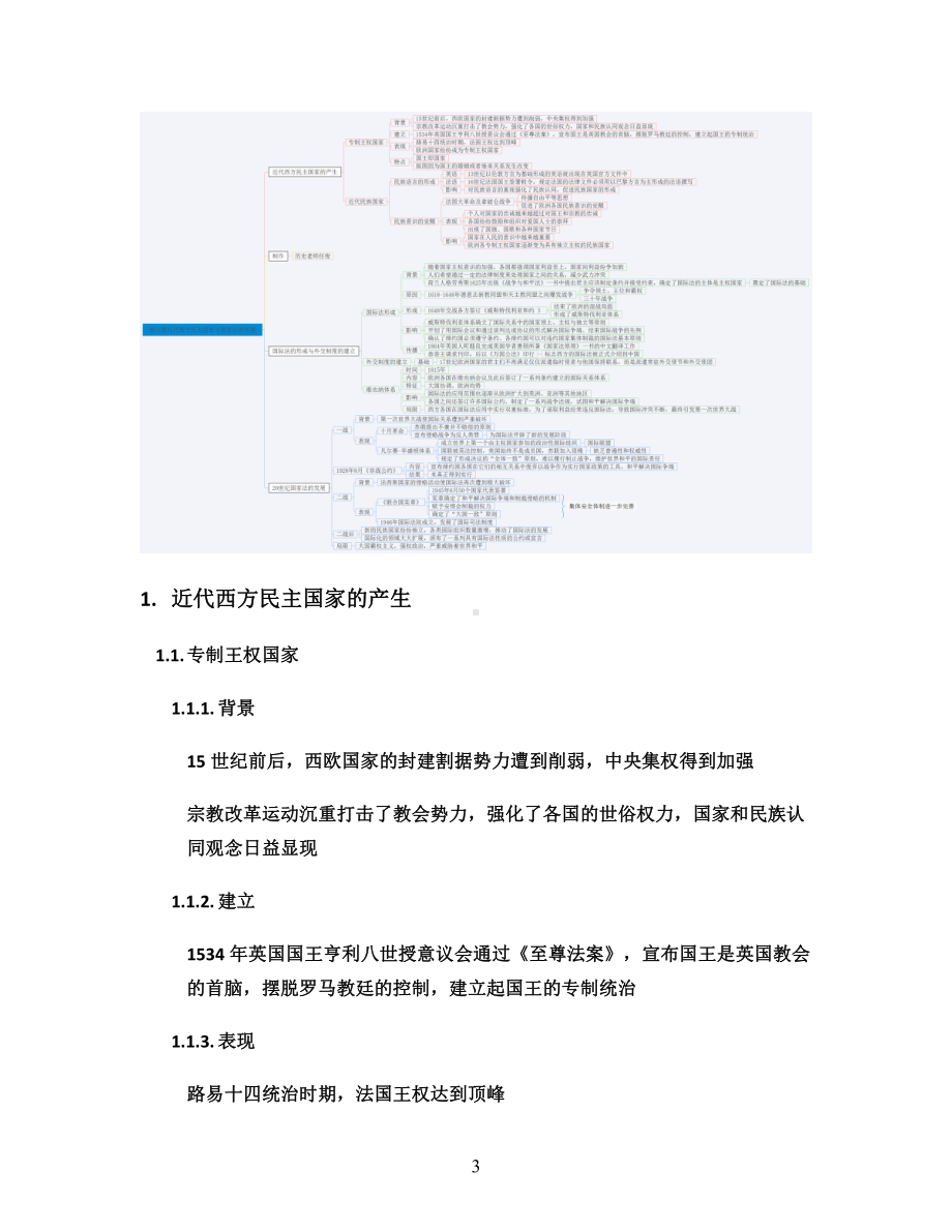 第12课近代西方民主国家与国家法的发展 知识提纲-人教统编版高中历史选择性必修1.doc_第3页