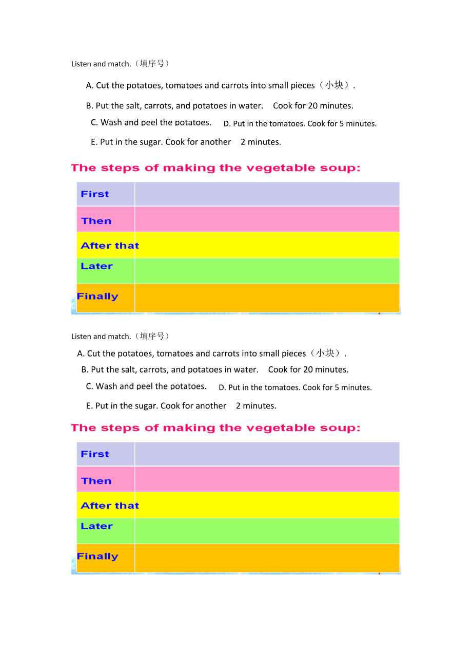 广东版五上Unit 5 School Lunch-Lesson 4-ppt课件-(含教案+视频+素材)--(编号：d012a).zip