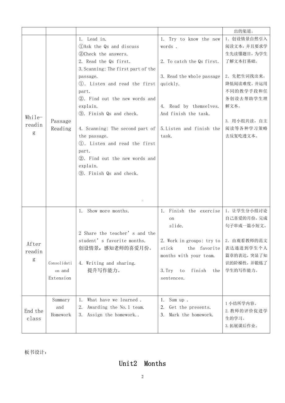 广东版五上Unit 2 Months-Lesson 4-教案、教学设计--(配套课件编号：20207).doc_第2页