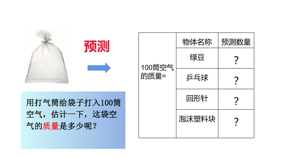 2021新教科版三年级上册科学2.5 一袋空气的质量是多少 ppt课件（含练习）.pptx_第2页