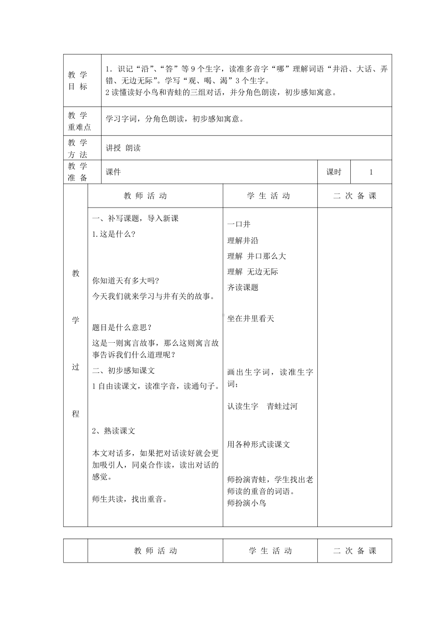 课文-语文园地五-教案、教学设计-市级公开课-部编版二年级上册语文(配套课件编号：0004e).doc_第1页