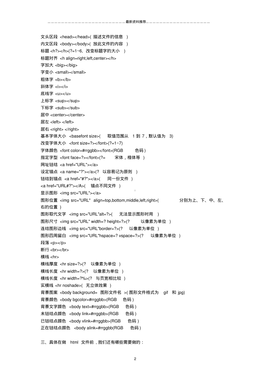 HTML5代码大全精编版.pdf_第2页