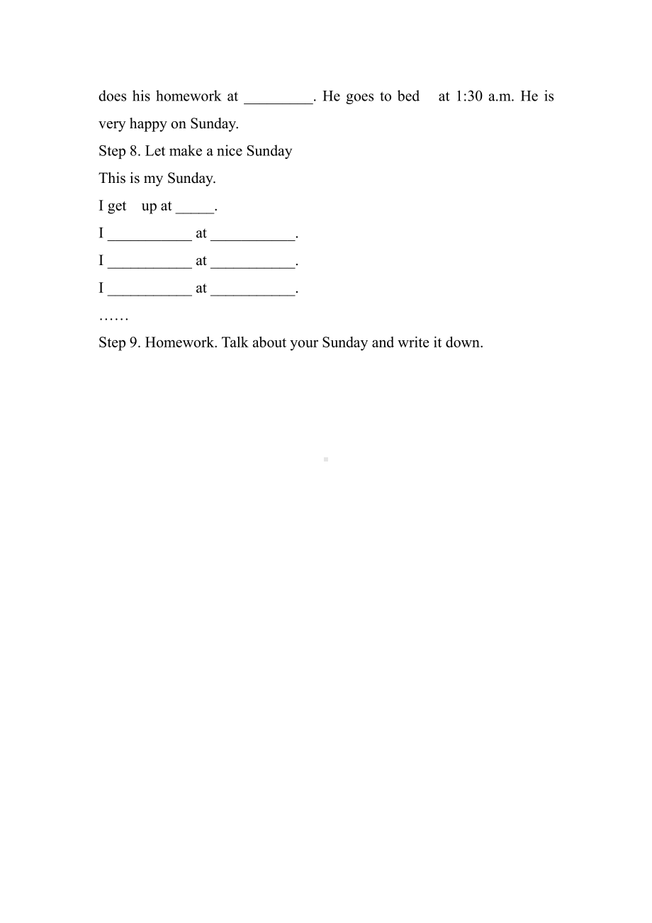 广东版四年级上册Review 1-Lesson 1-教案、教学设计--(配套课件编号：e011a).doc_第2页