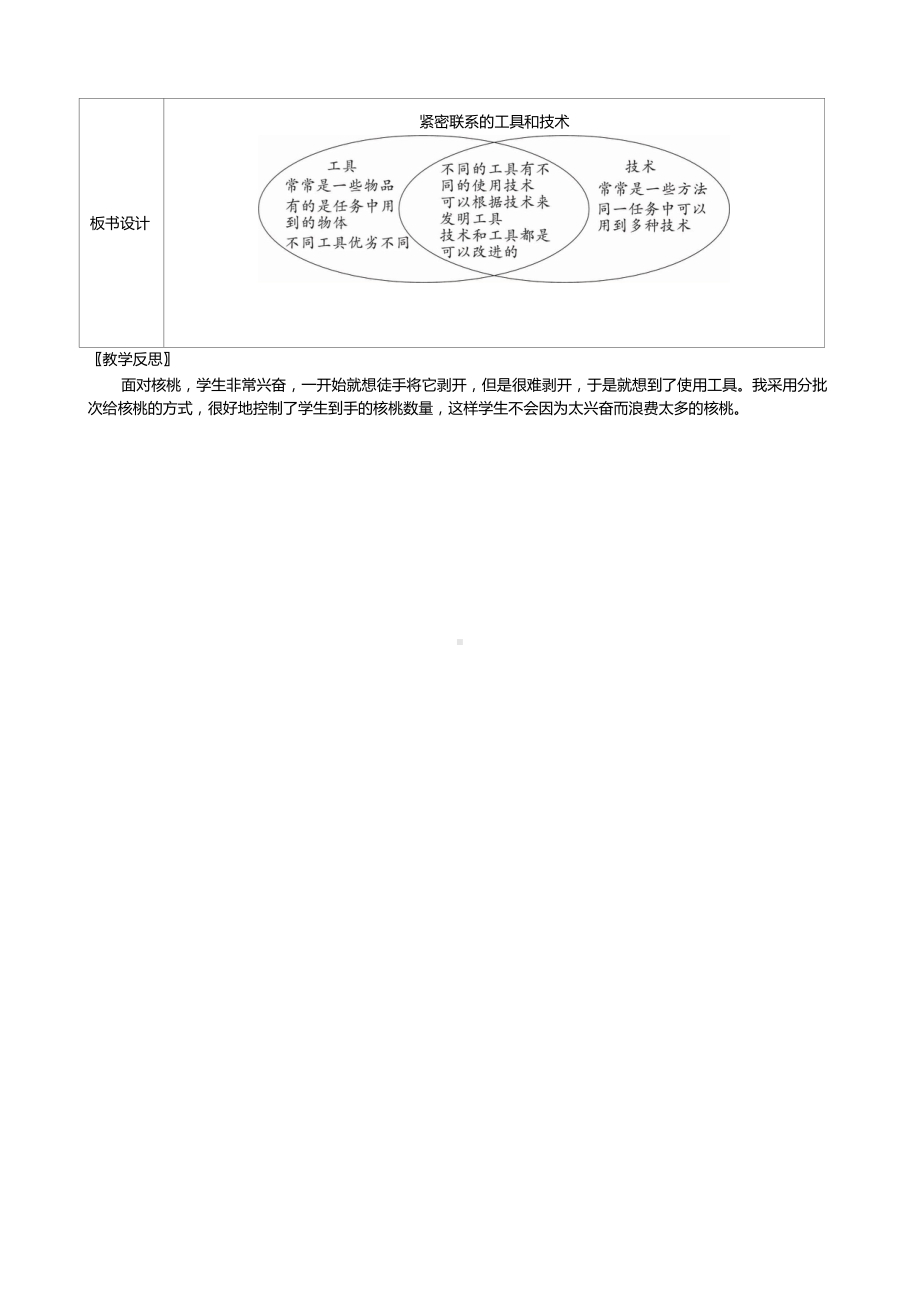 六年级科学上册第三单元第1课时紧密联系的工具和技术教案、教学设计（表格式）-2021教科版（新教材）.docx_第3页