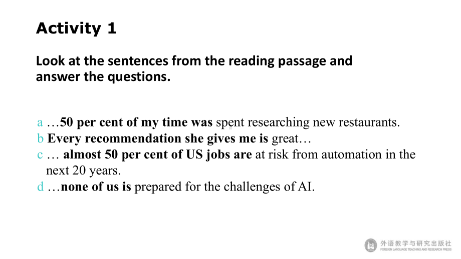 （2021新外研版）高中英语选择性必修第三册Unit4 A glimpse of the futureUsing language ppt课件.pptx_第3页