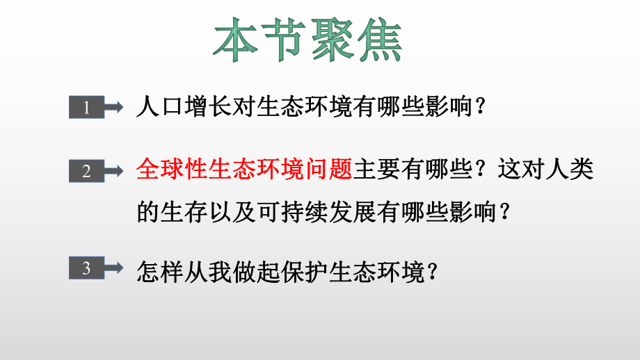 4.1 人类活动对生态环境的影响 ppt课件-（新教材）2019新人教版高中生物选择性必修二 (2).pptx_第2页