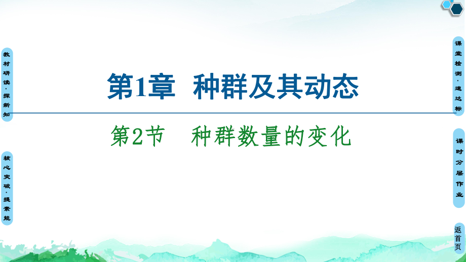 第1章 第2节　种群数量的变化 ppt课件-（新教材）2019新人教版高中生物选择性必修二.ppt_第1页