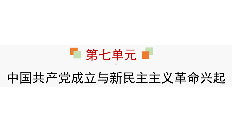 第22课 南京国民政府的统治和中国共产党开辟革命新道路 ppt课件-（新材料）2019统编版高中历史《必修中外历史纲要上册》(002).pptx_第1页