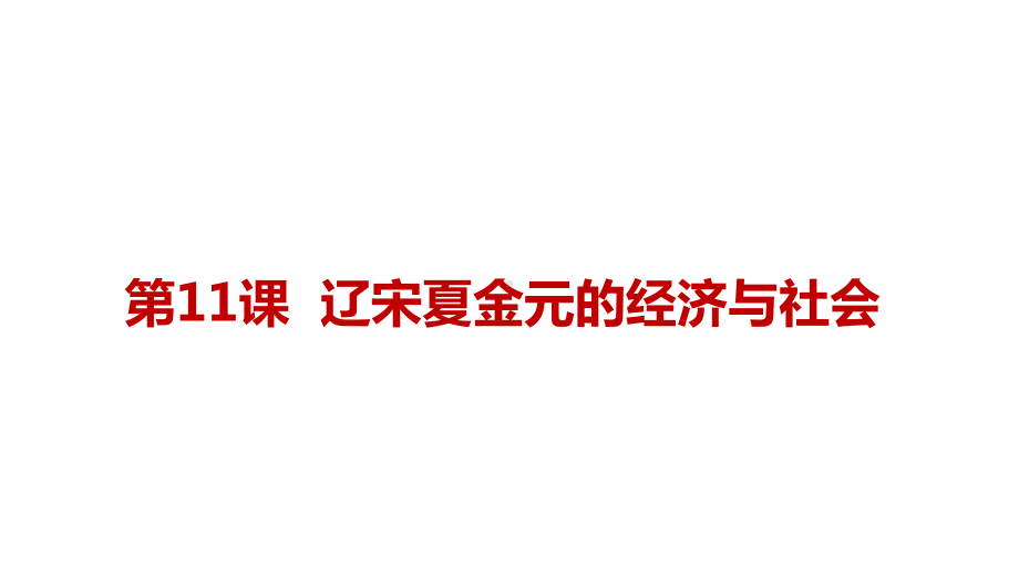 第11课 辽宋夏金元的经济与社会 ppt课件-（新材料）2019统编版高中历史《必修中外历史纲要上册》 (4).pptx_第1页