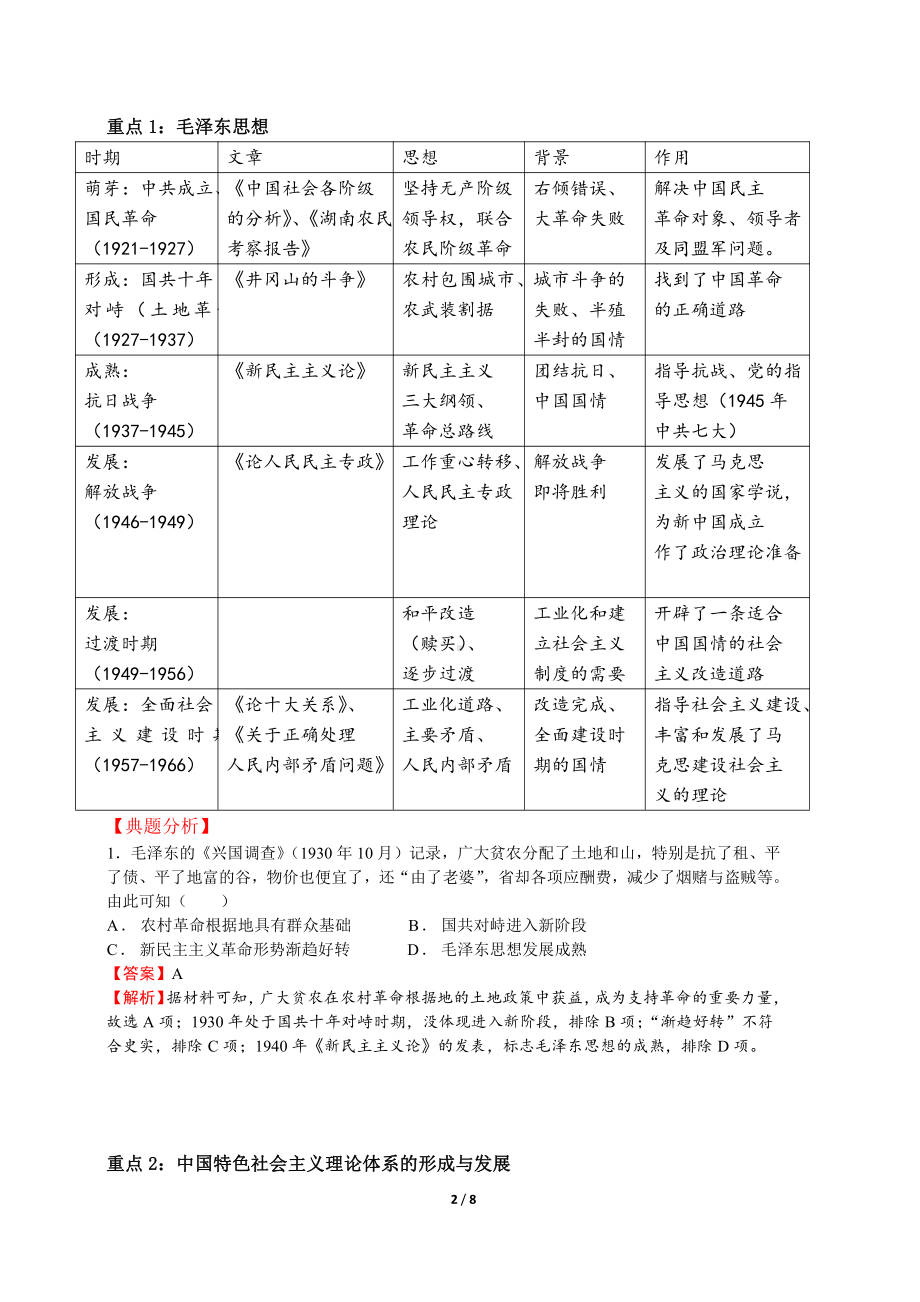 专题九 新中国的思想文化-（新材料）2019统编版高中历史《必修中外历史纲要上册》.docx_第2页