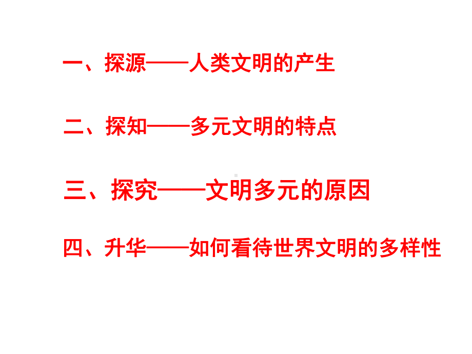 （新教材）2019统编版高中历史《必修中外历史纲要下册》第1课 文明的产生与早期发展(共26张PPT)ppt课件.ppt_第3页