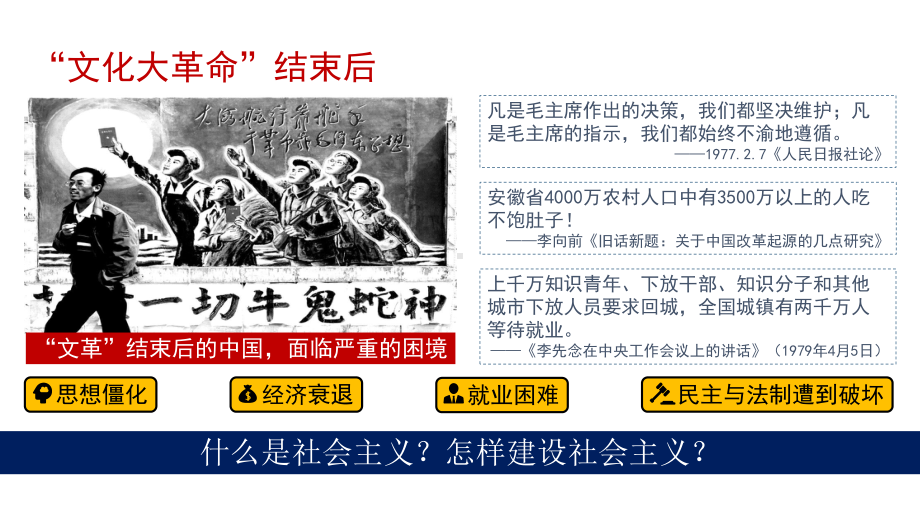 第28课 中国特色社会主义道路的开辟与发展ppt课件-（新材料）2019统编版高中历史《必修中外历史纲要上册》.pptx_第3页