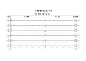 五年级语文省测参考答案及评分标准（园区B卷）.docx