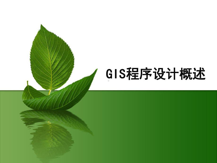 《GIS程序设计》全册配套课件.ppt_第2页