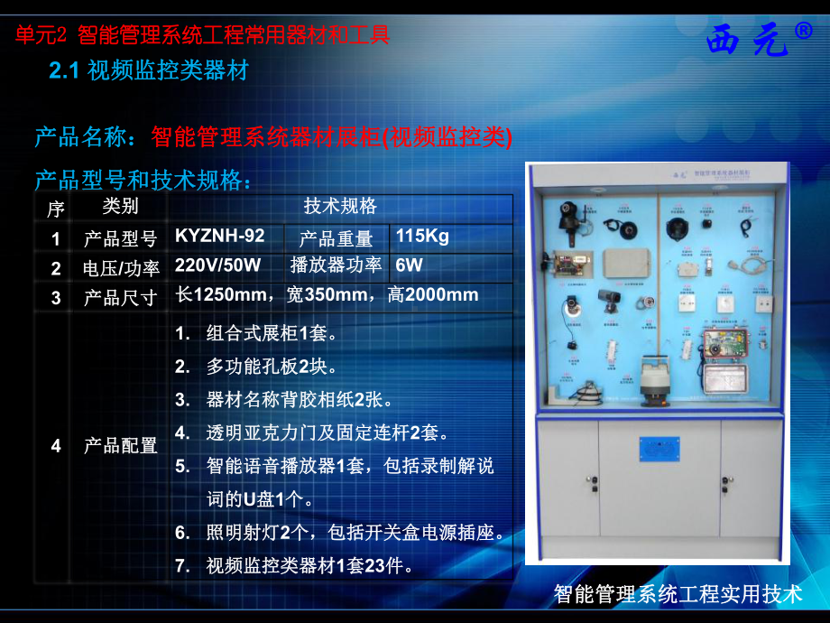 《智能管理系统工程实用技术》课件：单元2-智能管理系统工程常用器材和工具.pptx_第2页