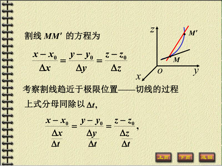 微积分下册多元函数微分法及其应用课件：6.微分法在几何上的应用.PPT_第3页