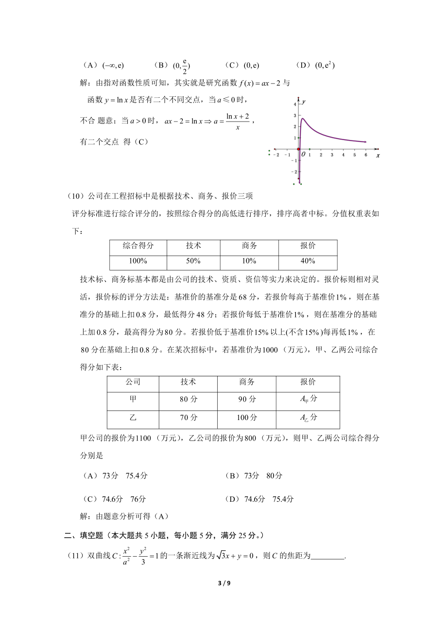 9.门头沟高三数学期末答案.docx_第3页