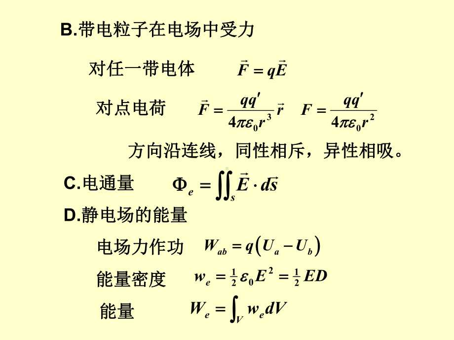 大学物理课件：静电场习题课.ppt_第2页