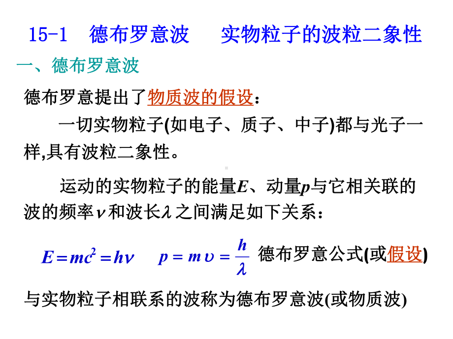 大学物理课件：15.量子力学基础.ppt_第2页