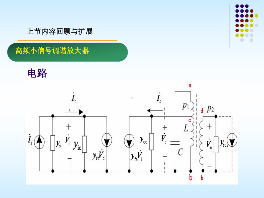 《射频模拟电路》课件：2-6 小信号调谐放大器总结.ppt_第1页