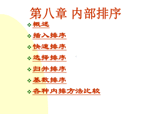 数据结构与算法课件：Data Structure -Sorting.PPT