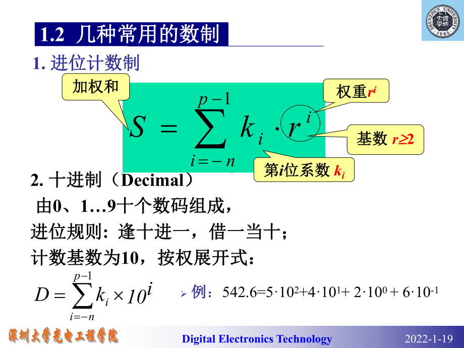 数电课件：1-数制与码制.ppt_第2页