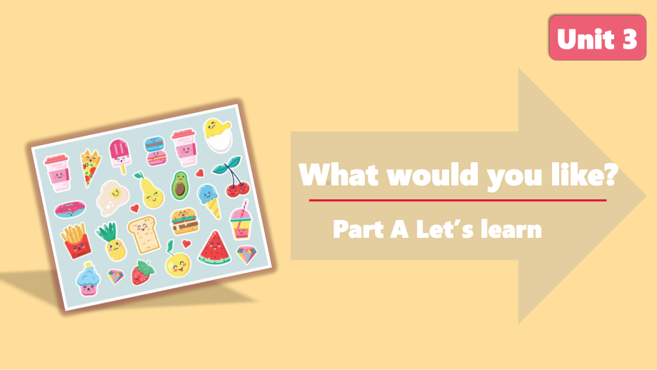 人教PEP五上册 Unit 3 Whatwould you like A Let’s learn.pptx_第1页