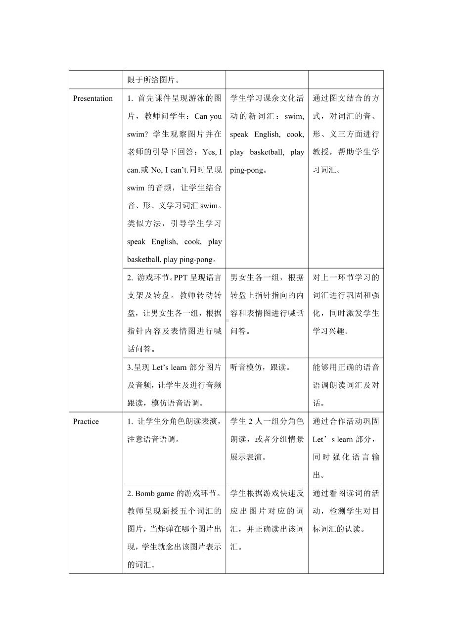 人教PEP五上册 Unit 4 What can you do？B Let’s learn.docx_第2页