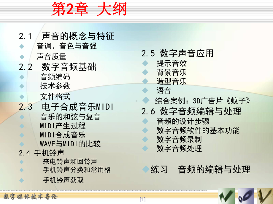 数字媒体技术课件：cankao 第02章 数字音频与合成音乐.ppt_第2页