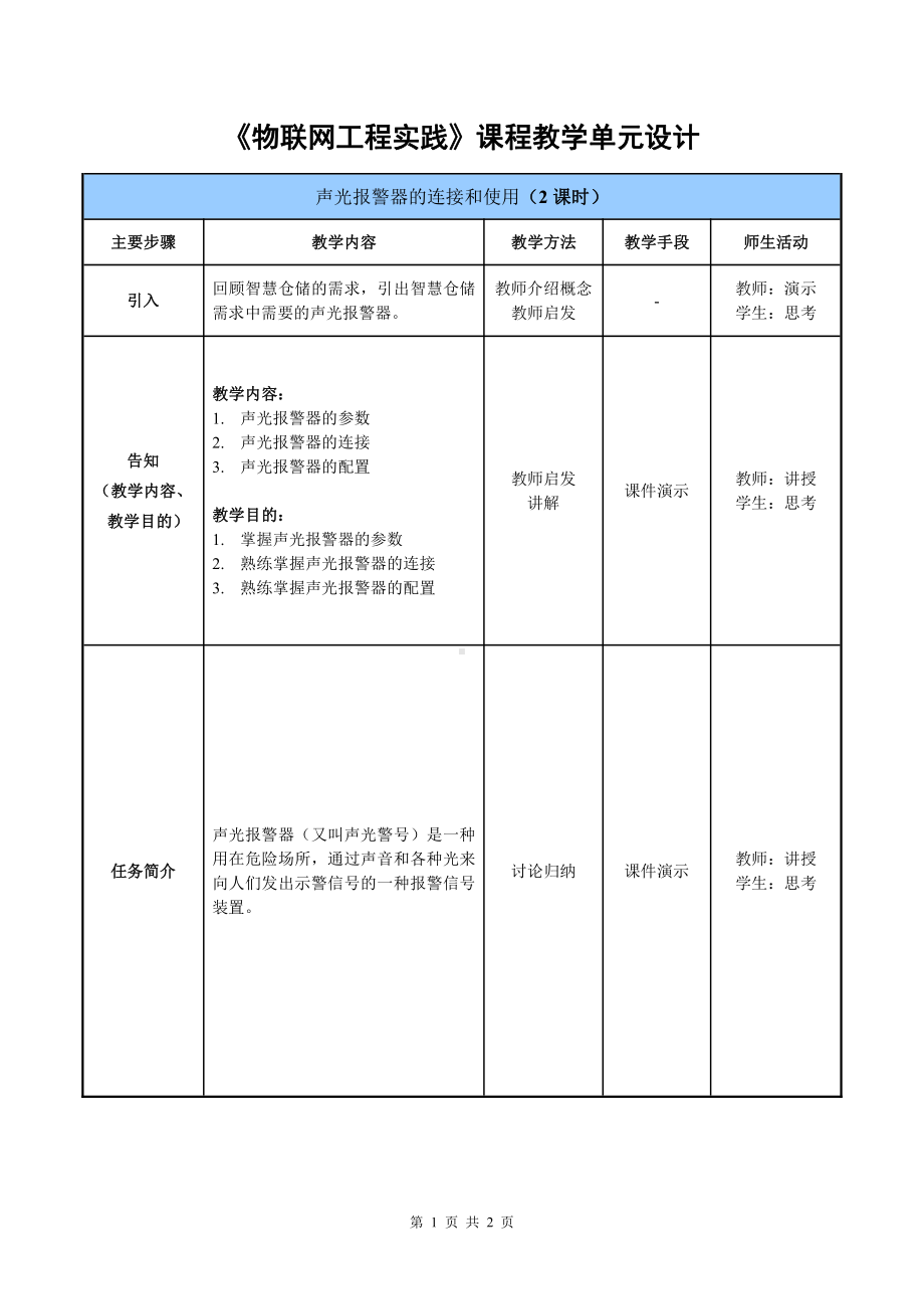 物联网工程实践资料：教学单元25.doc_第1页