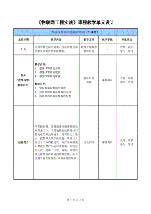 物联网工程实践资料：教学单元23.doc