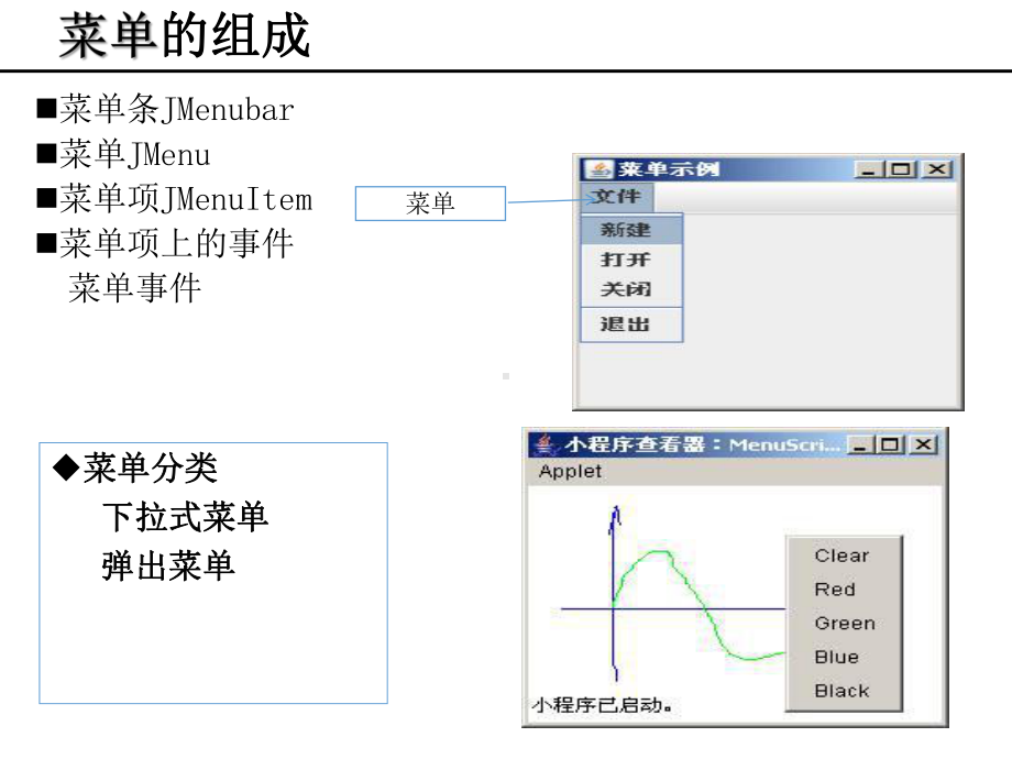 Java程序设计课件：59.swing菜单的使用.pptx_第3页