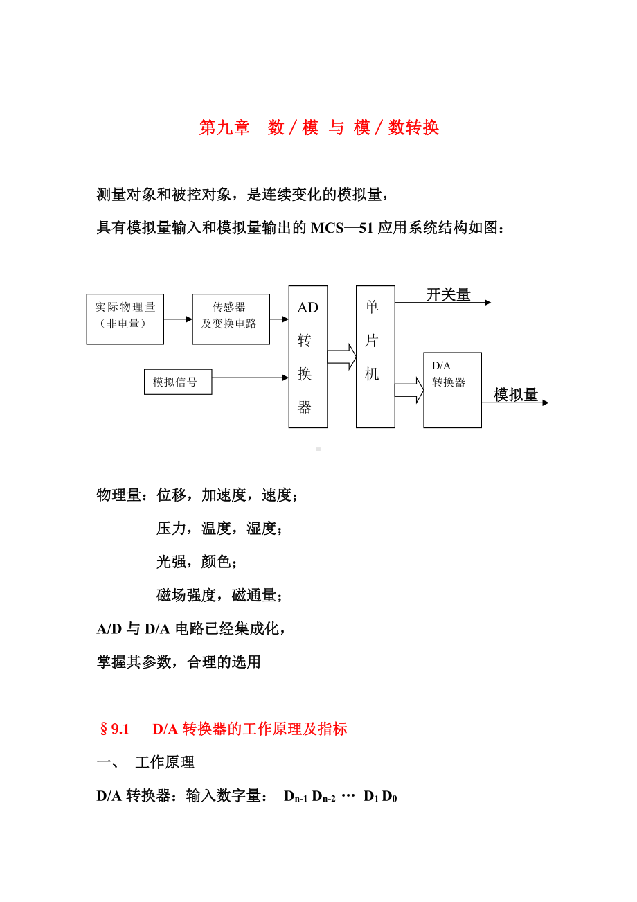 （电）单片机资料：数模转换.doc_第1页