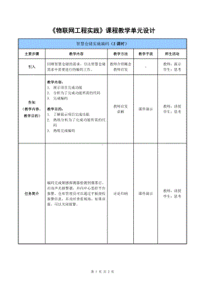 物联网工程实践资料：教学单元26.doc