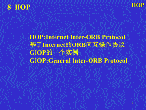 高级软件工程05（IIOP、现有产品、开发过程）.ppt