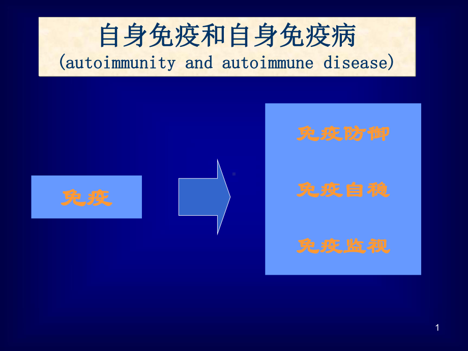 医学免疫学课件：自身免疫201704(1).pptx_第1页