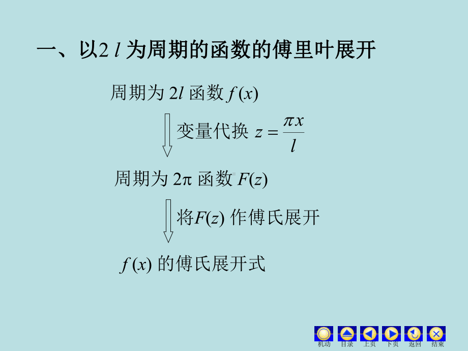 高等数学课件：13.8 一般周期的傅里叶级数.ppt_第2页