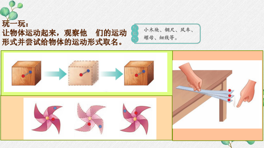 六三制新青岛版四年级科学下册《3.运动的形式》PPT课件.pptx_第3页