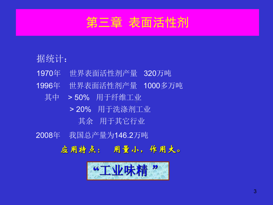材料表面与界面课件：第三章.表面活性剂（第一章）.ppt_第3页