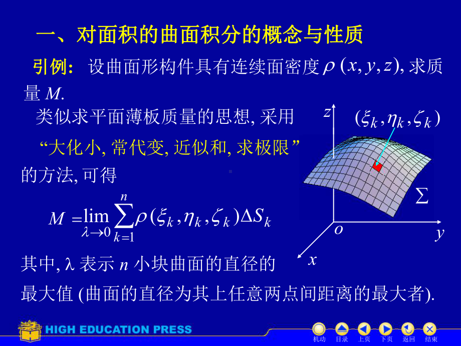 高等数学(同济大学)课件下第10-4对面积曲面积分.ppt_第2页