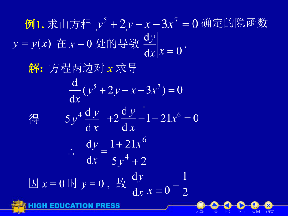 高等数学课件：D2-4隐函数（第一章）.ppt_第3页