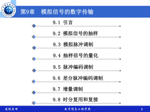 通信原理课件：09-第9章-模拟信号的数字传输-Part2.ppt