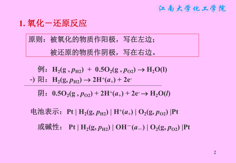 物理化学课件：§7.9 原电池设计举例.ppt_第2页