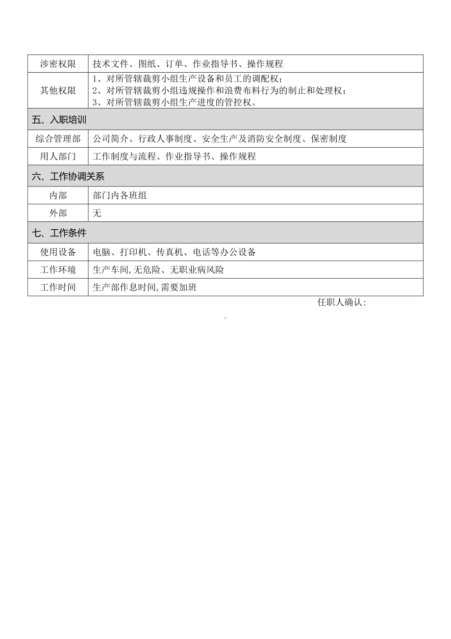 (裁剪班长)岗位职责模板(1).doc_第3页