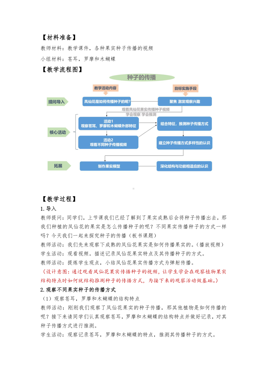 2021-2022新教科版四年级科学下册1-7《种子的传播》教案.docx_第2页